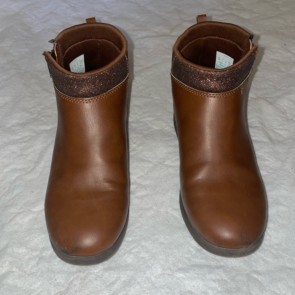 Girls 3 Wide Brown Stride Rite Lucy Boot
